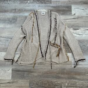Gianfranco Barbieri Tricot-a-Porter Knit Cardigan Beige Cotton Italy Laggenlook